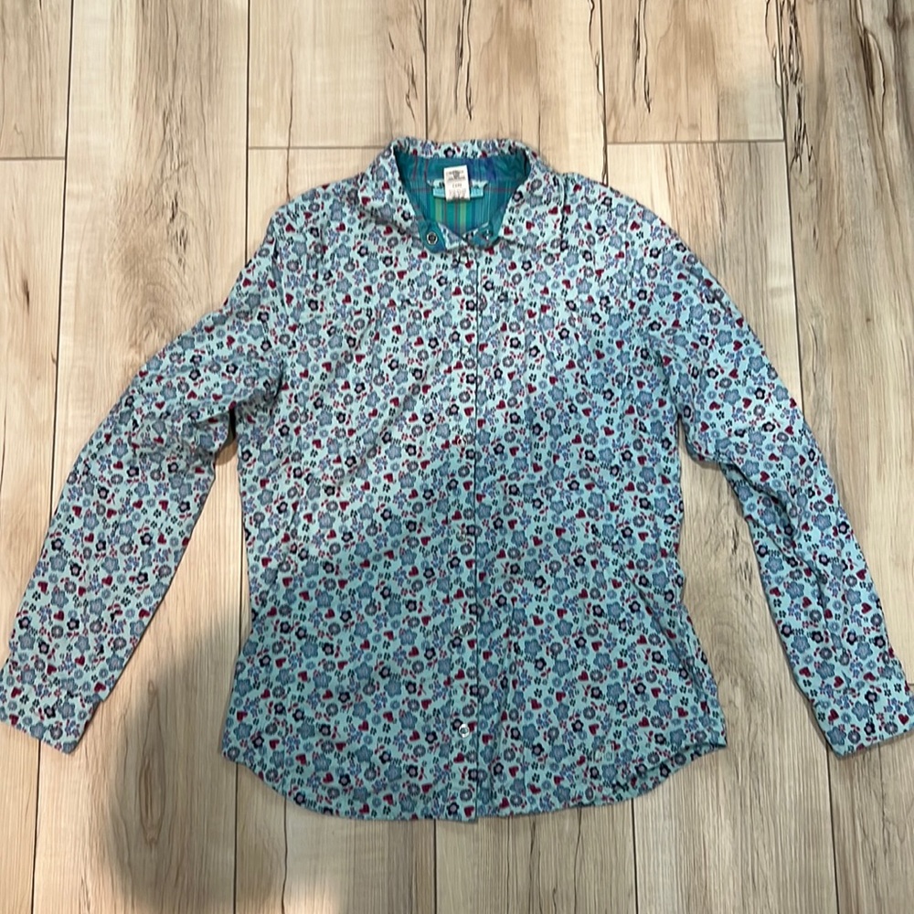 Girls REI long sleeve hiking blouse size L 14-16